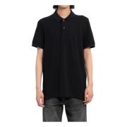 Tom Ford Svart Tennis Piquet Polo Tröja Black, Herr