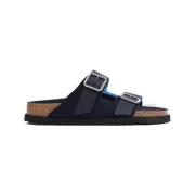 Birkenstock Mörkblå Arizona Sandaler Blue, Herr