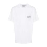 Carhartt Wip Stamp Grafisk Bomull T-shirt White, Herr