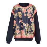 Etro Blommotiv Sweatshirt Multicolor, Dam