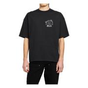 Amiri Dream Team Logo Print Oversized Tee Black, Herr