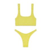 Reina Olga Square-Cut Ginny Bikini Set Yellow, Dam