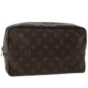 Louis Vuitton Vintage Pre-owned Canvas kuvertvskor Brown, Dam