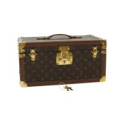 Louis Vuitton Vintage Pre-owned Canvas handvskor Brown, Dam