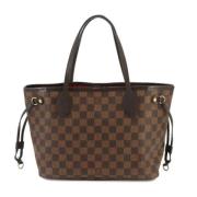 Louis Vuitton Vintage Pre-owned Canvas axelremsvskor Brown, Dam