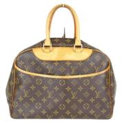 Louis Vuitton Vintage Pre-owned Canvas handvskor Brown, Dam