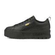 Puma Mayze Classic Street Style Sneakers Black, Dam