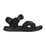 Skechers Bekväma Velcro Sandaler med Goga Mat Black, Herr