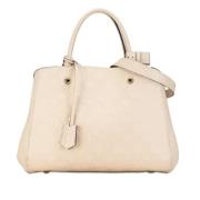 Louis Vuitton Vintage Pre-owned Laeder louis-vuitton-vskor Beige, Dam