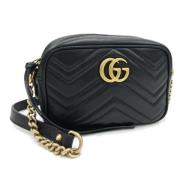 Gucci Vintage Pre-owned Tyg gucci-vskor Black, Dam