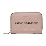 Calvin Klein Jeans Rosa Plånbok med Tryckmönster Pink, Dam