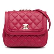 Chanel Vintage Pre-owned Laeder axelremsvskor Pink, Dam