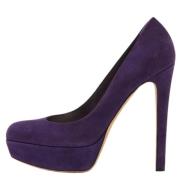 Dior Vintage Pre-owned Mocka klackskor Purple, Dam