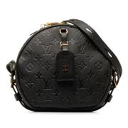 Louis Vuitton Vintage Pre-owned Laeder crossbodyvskor Black, Dam