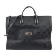 Gucci Vintage Pre-owned Laeder totevskor Black, Dam