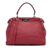 Fendi Vintage Pre-owned Laeder fendi-vskor Red, Dam