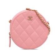 Chanel Vintage Pre-owned Laeder chanel-vskor Pink, Dam