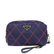 Prada Vintage Pre-owned Nylon prada-vskor Multicolor, Dam