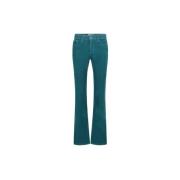 FABIENNE CHAPOT Bootcut Corduroy Byxor Green, Dam