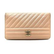 Chanel Vintage Pre-owned Laeder plnbcker Pink, Dam