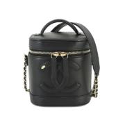 Chanel Vintage Pre-owned Laeder kuvertvskor Black, Dam