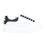 Alexander McQueen Vita Svarta Sneakers White, Dam