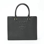 Prada Vintage Pre-owned Tyg prada-vskor Black, Dam