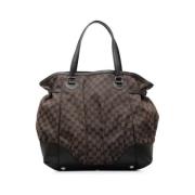 Gucci Vintage Pre-owned Canvas totevskor Brown, Dam