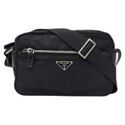 Prada Vintage Pre-owned Tyg prada-vskor Black, Dam