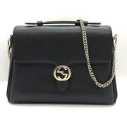 Gucci Vintage Pre-owned Laeder axelremsvskor Black, Dam