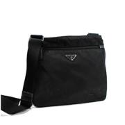 Prada Vintage Pre-owned Nylon prada-vskor Black, Dam