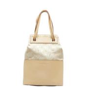 Salvatore Ferragamo Pre-owned Pre-owned Tyg handvskor Beige, Dam