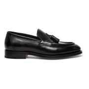 Santoni Urban Tassel Loafer Black, Herr