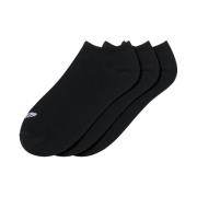 Adidas 3-Pack Trefoil Liner Strumpor Black, Unisex