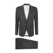 Dsquared2 Grå London Suit Elegant Stil Gray, Herr
