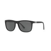 Emporio Armani EA 4079 Solglasögon i Mattsvart Black, Herr