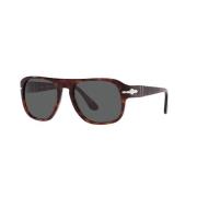 Persol Jean Aviator Solglasögon Mörk Havana Brown, Unisex