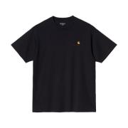 Carhartt Wip Svart American Script T-shirt Black, Herr