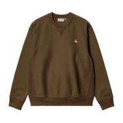 Carhartt Wip Amerikansk Script Sweatshirt Brown, Herr