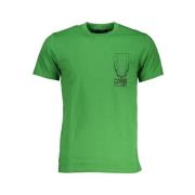 Cavalli Class Tryck Logo Kortärmad T-shirt Green, Herr