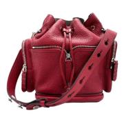 Fendi Vintage Pre-owned Laeder axelremsvskor Red, Dam