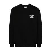 Drole de Monsieur Svart Sweatshirt Aw24 Stiligt Herrkläder Black, Herr