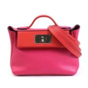 Hermès Vintage Pre-owned Tyg axelremsvskor Pink, Dam