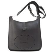 Hermès Vintage Pre-owned Tyg axelremsvskor Black, Dam