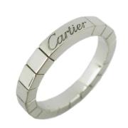 Cartier Vintage Pre-owned Vitt guld ringar Gray, Dam