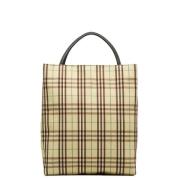 Burberry Vintage Pre-owned Canvas totevskor Brown, Dam