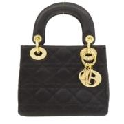 Dior Vintage Pre-owned Tyg dior-vskor Black, Dam