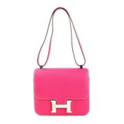 Hermès Vintage Pre-owned Tyg axelremsvskor Pink, Dam