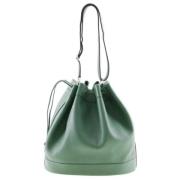 Hermès Vintage Pre-owned Tyg axelremsvskor Green, Dam