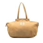 Fendi Vintage Pre-owned Laeder totevskor Beige, Dam